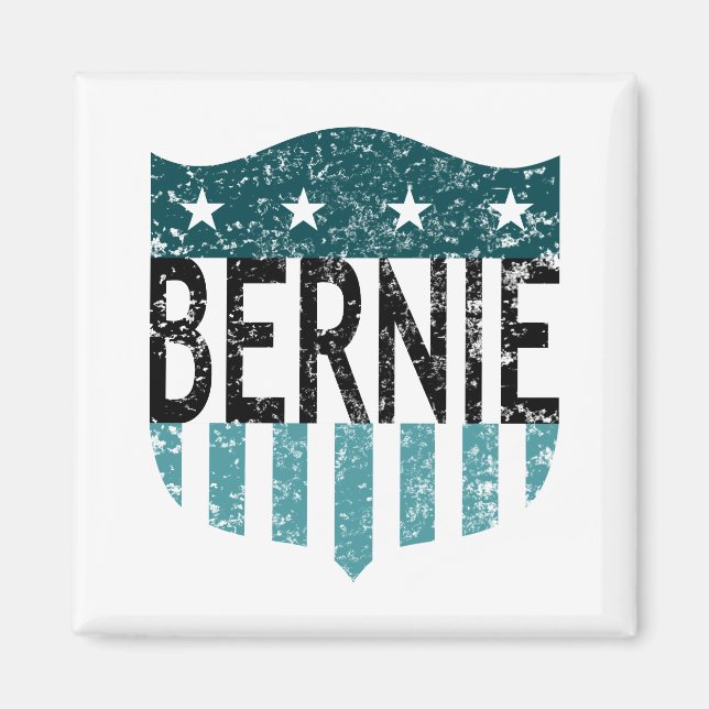 BERNIE US Flagge Magnet (Vorne)