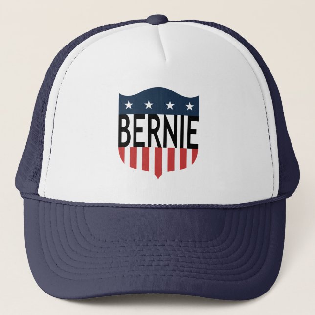 BERNIE-US Flagge Truckerkappe (Vorderseite)