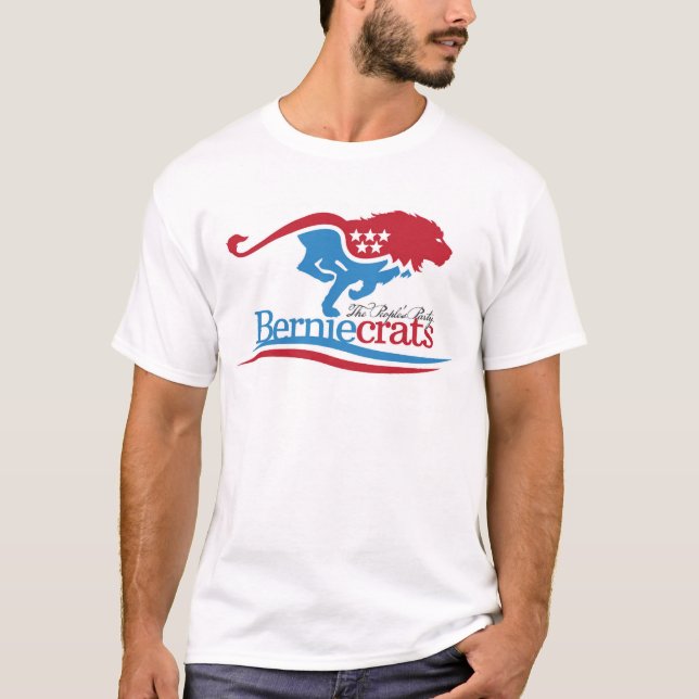 Berniecrats - Logo-T-Shirt T-Shirt (Vorderseite)