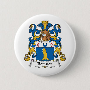 Bernier Familienwappen Button