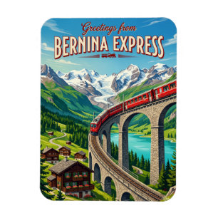 Bernina Express Schweiz Magnet