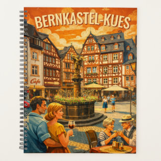 Bernkastel-Kues Germany Vintage Travel Art