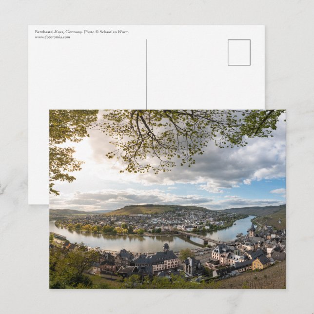 Bernkastel-Kues Postkarte (Vorne/Hinten)
