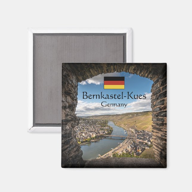 Bernkastel-Kues Souvenir Magnet (Vorderseite/Rückseite)