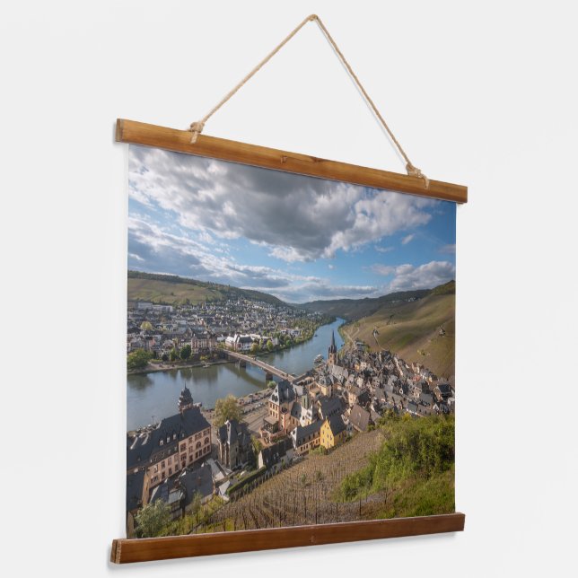 Bernkastel-Kues Wandteppich Mit Holzrahmen (Gewinkelt)