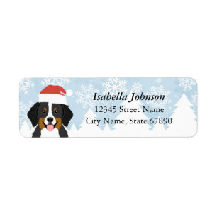 Bernois Mountain Dog Adresse de retour Étiquettes