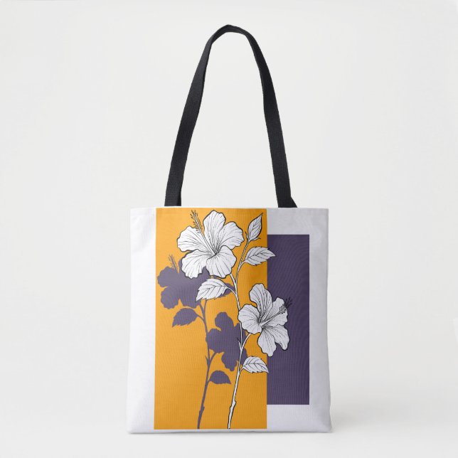 Bernstein-Garten-Kontrast-Tasche Tasche (Vorderseite)