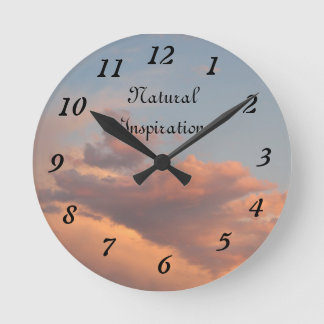 Bernstein-natürliche Inspirations-Uhr! Runde Wanduhr