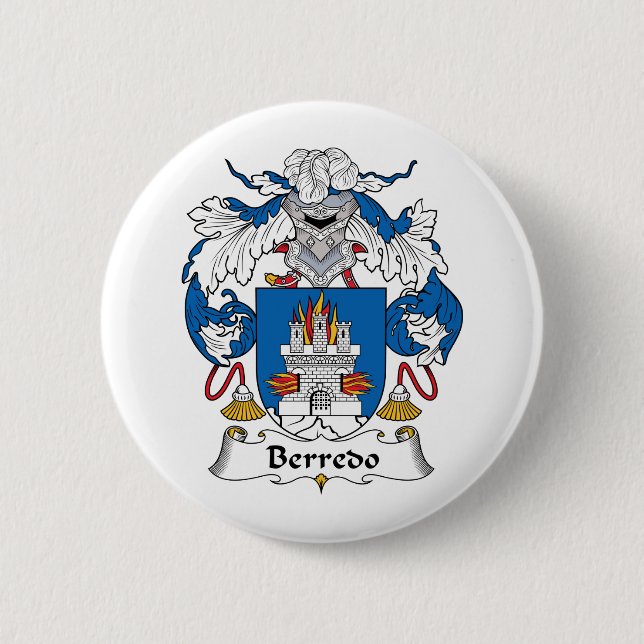 Berredo Familienwappen Button (Vorderseite)