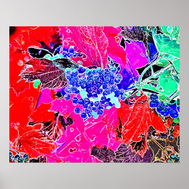 BERRIEN UND BLÄTTER POSTER (Vorne)