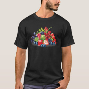 Berries All Kinds Strawberry Blueberry Raspberry T-Shirt