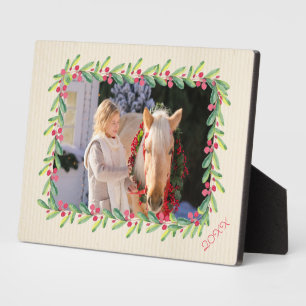 Berries and Greenery Foto Easel Fotoplatte