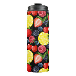 Berries & Citrus Slices Thermosbecher