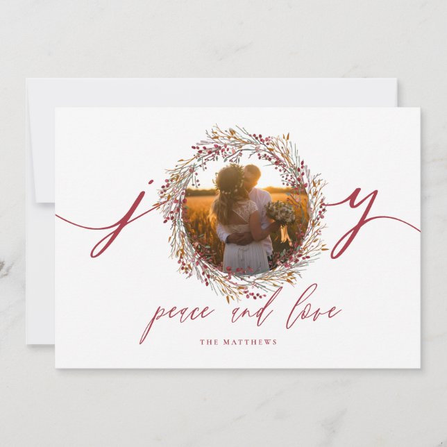 Berries et Joy Carte photo de vacances (Devant)