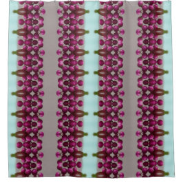Berries Ikat 2 Duschvorhang