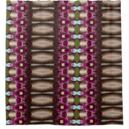 Berries Ikat 4 Duschvorhang