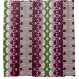 Berries Ikat 4 Duschvorhang