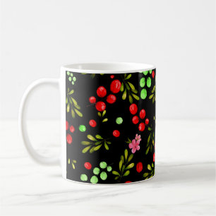 Berries Pattern Kaffeetasse