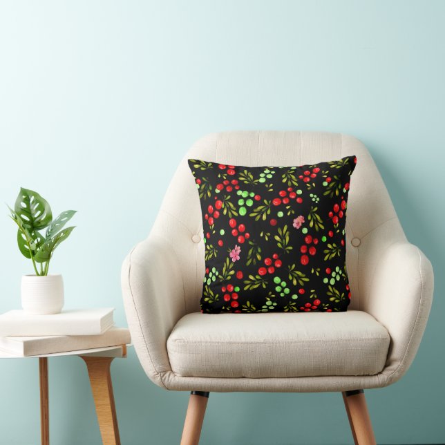 Berries Pattern Kissen (Stuhl )