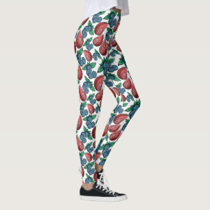 Berries Pattern Leggings