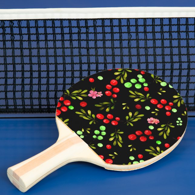 Berries Pattern Tischtennis Schläger (InSitu)