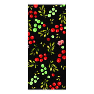 Berries Pattern Werbekarte