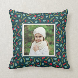 Berries und Pine Custom Foto Pillow Kissen