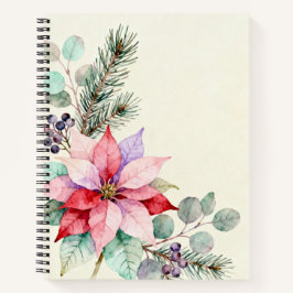 Berries Watercolor Floral Notebook Notizbuch