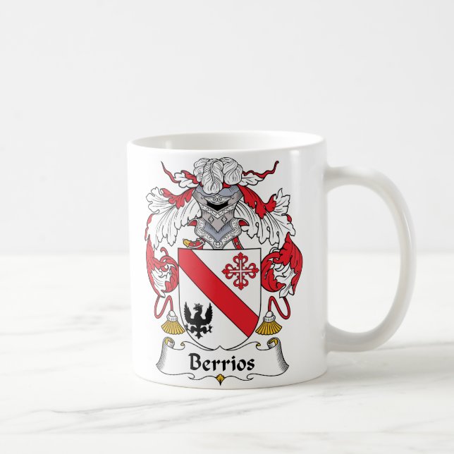 Berrios Familienwappen Kaffeetasse (Rechts)