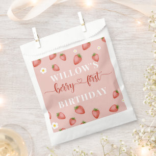 Berry 1. Geburtstag Gastgeschenke - Sweet Keepsake Geschenktütchen