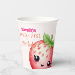 Berry 1. Geburtstag Pappbecher