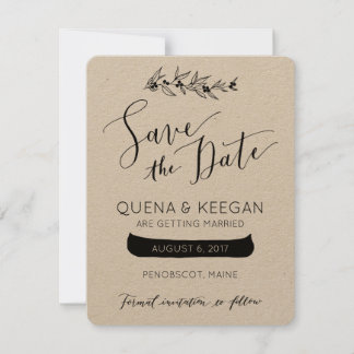 Berry and Canoe Save the Date