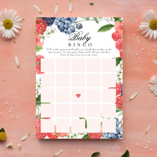 Berry Baby Shower Baby Geschenk Bingo Spiel Einladung