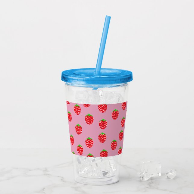 Berry Beautiful Summer Acryltrinkbecher (Rückseite Ice)