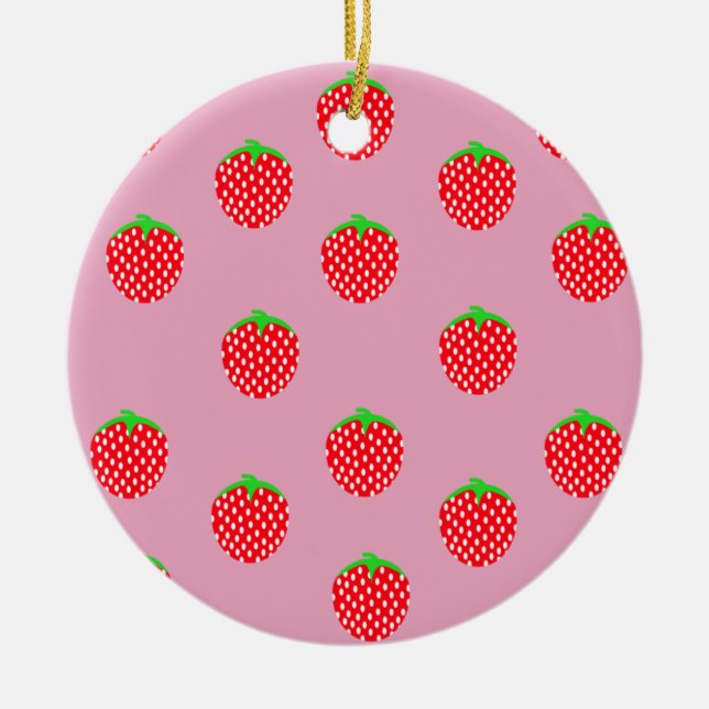 Berry Beautiful Summer Keramik Ornament (Vorne)