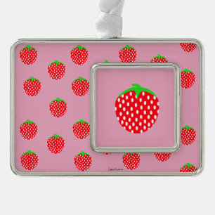 Berry Beautiful Summer Rahmen-Ornament Silber