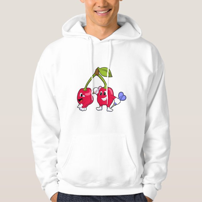 Berry bei Darts mit Dart Hoodie (Vorderseite)