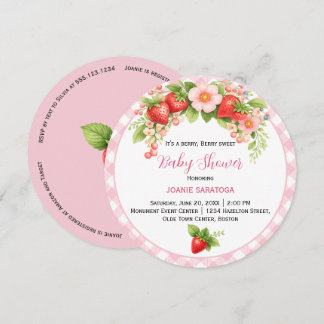Berry Berry Sweet Runde Babyparty |