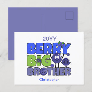 Berry Big Brother - Sibling Blueberry Pub Postkarte