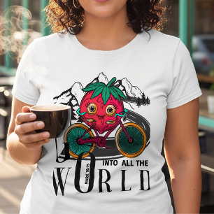 Berry Biker Faith Tee – „Geht hinaus in die ganze