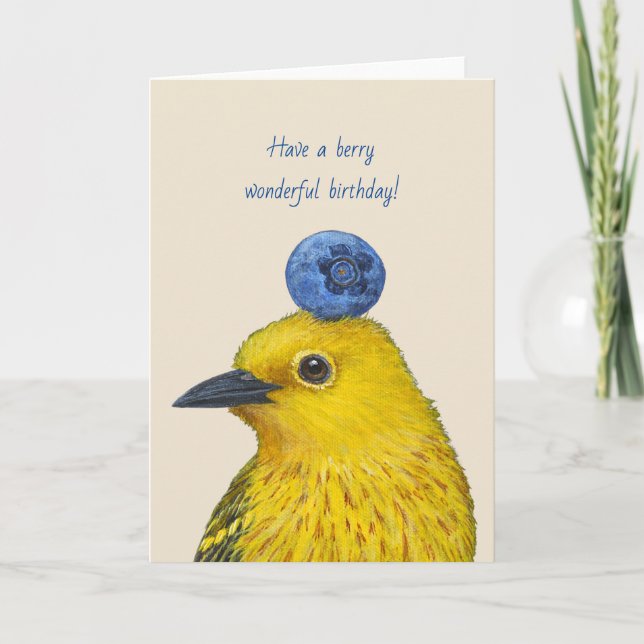 Berry Birthday Card Karte (Vorderseite)
