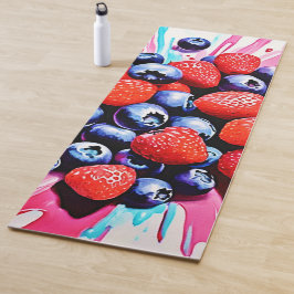 Berry Blast: Fruchtiger Spaß Yogamatte