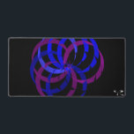 Berry Blend Gaming Mouse Pad Schreibtischunterlage<br><div class="desc">This multi color gaming mouse pad features a 3D circular cylinder theme fused in a 2D center design.  This product makes a great addition to a home studio,  home office,  work space or school computer lab.</div>