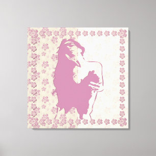 Berry Blossom - Wrapped Canvas Leinwanddruck