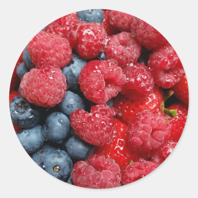 Berry Bonanza Runder Aufkleber (Vorderseite)