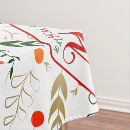Berry Branch essen, trinken Sie frohe Weihnachten  Tischdecke