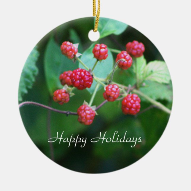 Berry Branches Ornament (Vorne)