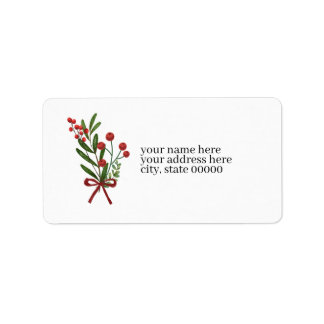 Berry Bundle Address Label Adressaufkleber