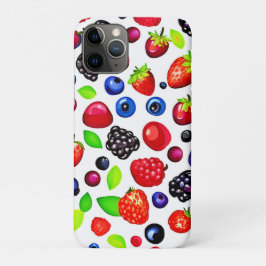 Berry Burst: Fruchtmuster Case-Mate iPhone Hülle