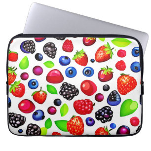 Berry Burst: Fruchtmuster Laptopschutzhülle